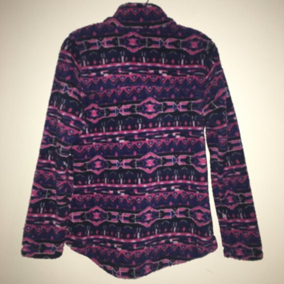 Columbia Fleece Zip Up Jacket Pink and Purple Size SMALL NWT - Picture 2 of 4